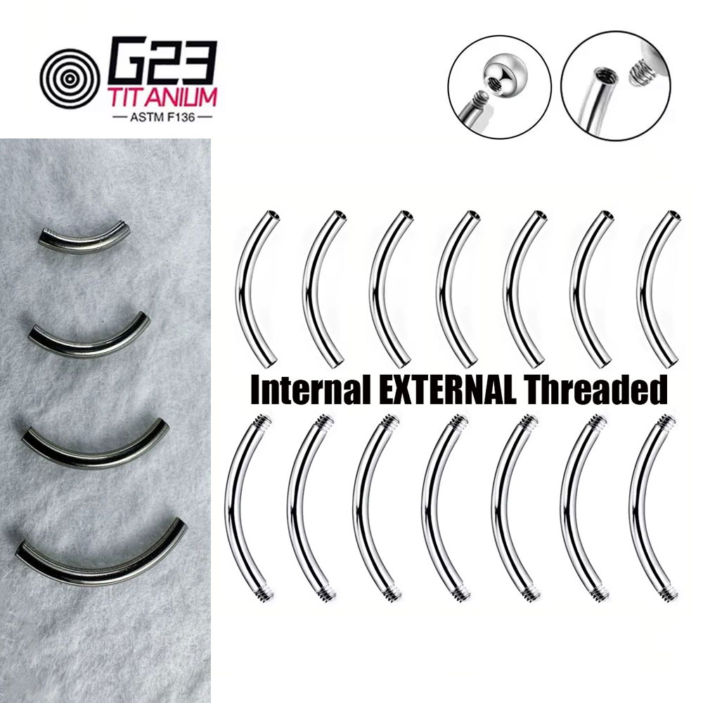Belly Bar Titanium - Commercio all'ingrosso 5/10/50 pezzi G23 barra