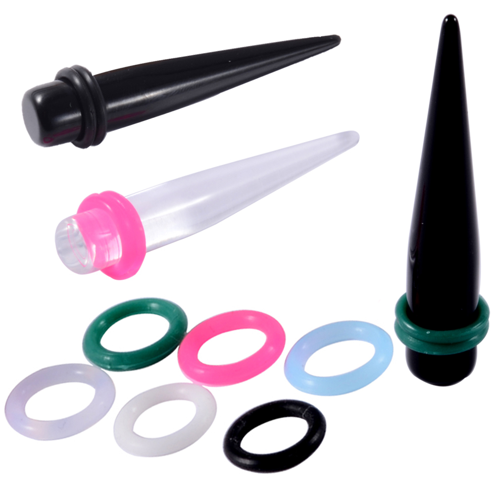 Body Jewelry Ear Gauges - 20 pz 1mm-22mm espansore conico dell'orecchio