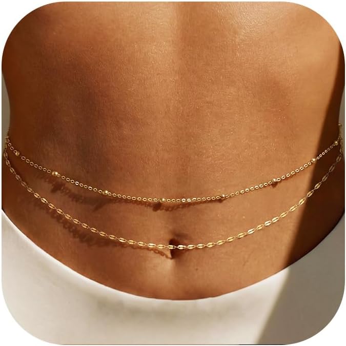 Body Jewelry Online - Catena da Vita Placcata Oro 14K