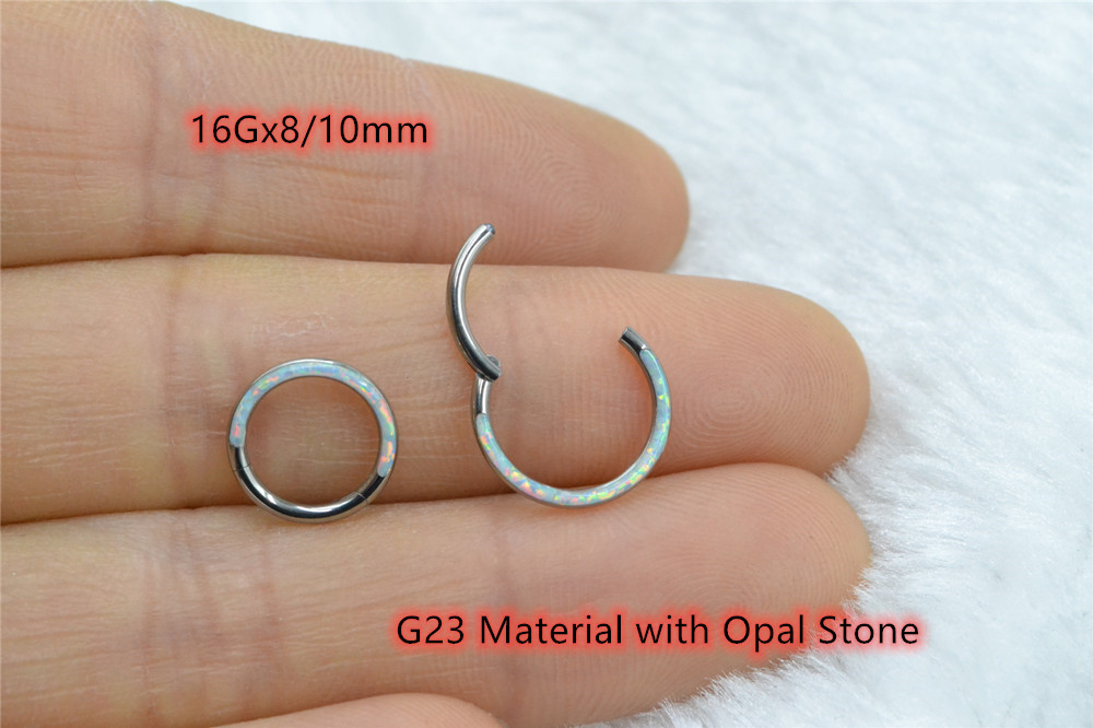 10 pz/lotto G23 Titanio Opale  - Clicker Ring Seamless recensione e prezzo