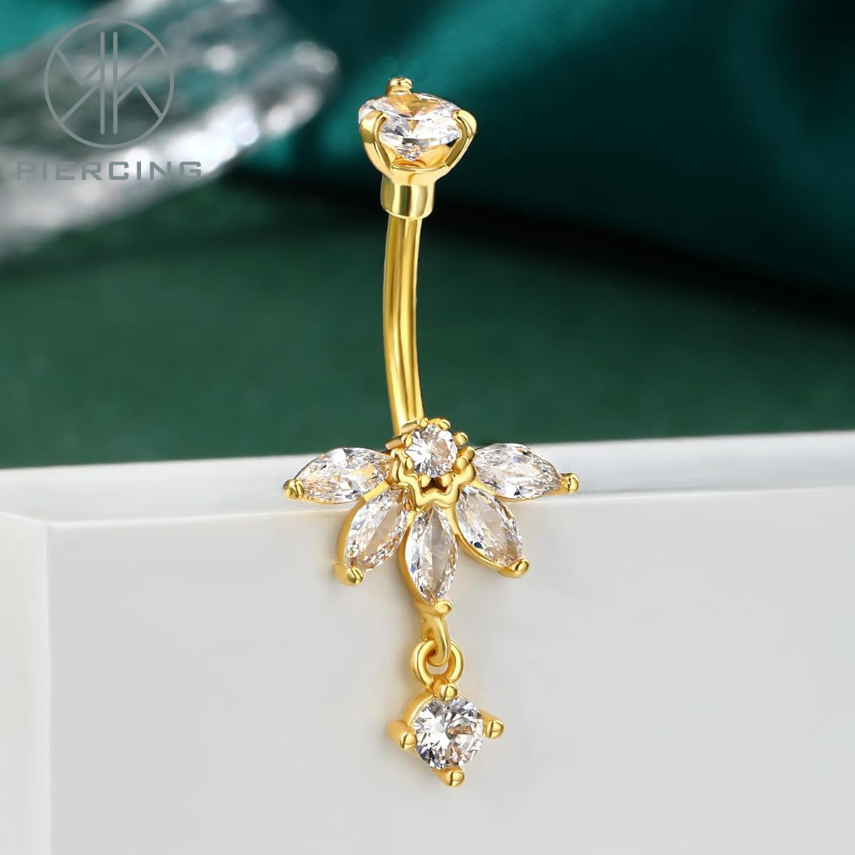 Lotus-design CZ anelli del bot - Belly Bar Titanium recensione e prezzo