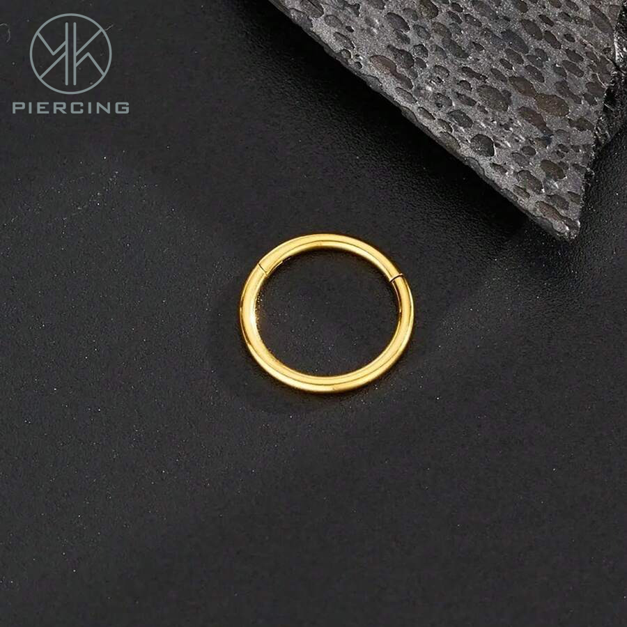 1pc 16G / 18G / 20G titanio or - Clicker Ring Seamless recensione e prezzo