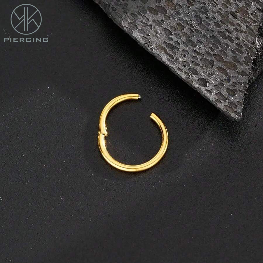 1pc 16G / 18G / 20G titanio or - Clicker Ring Seamless recensione e prezzo