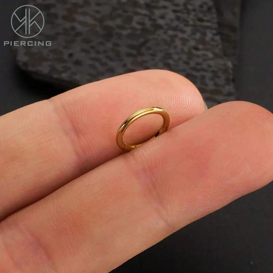 1pc 16G / 18G / 20G titanio or - Clicker Ring Seamless recensione e prezzo