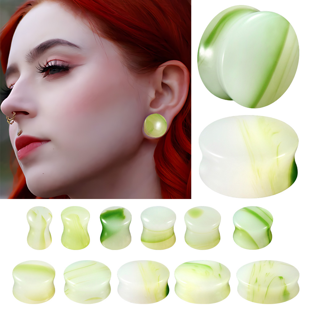 1/2/22PCS Vetro e Pietra Roton - Body Jewelry Ear Gauges recensione e prezzo