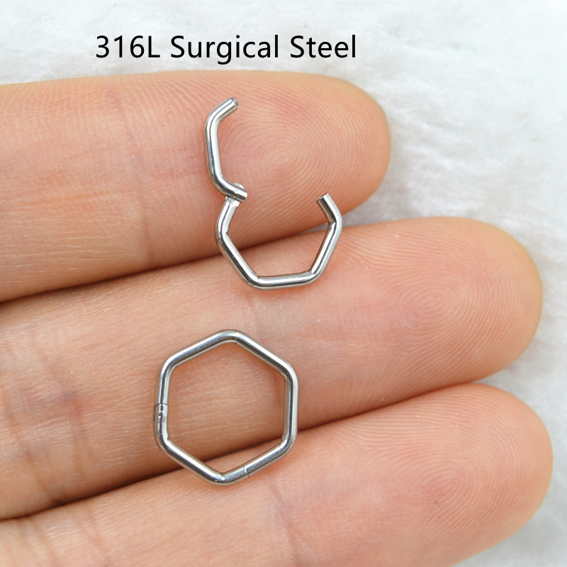 50 pz/lotto Acciaio Chirurgico - Clicker Ring Seamless recensione e prezzo