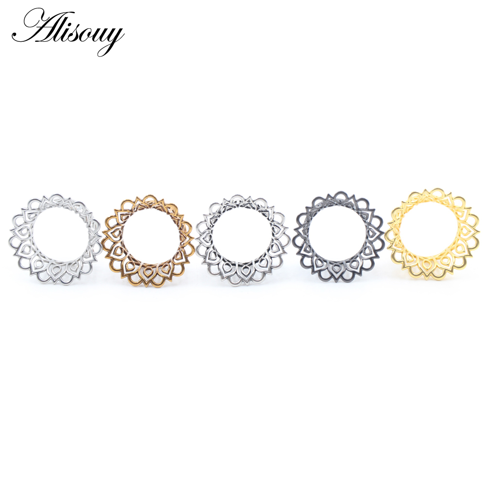 Alisouy 1PC 6-25mm Rame Hollow - Body Jewelry Ear Gauges recensione e prezzo