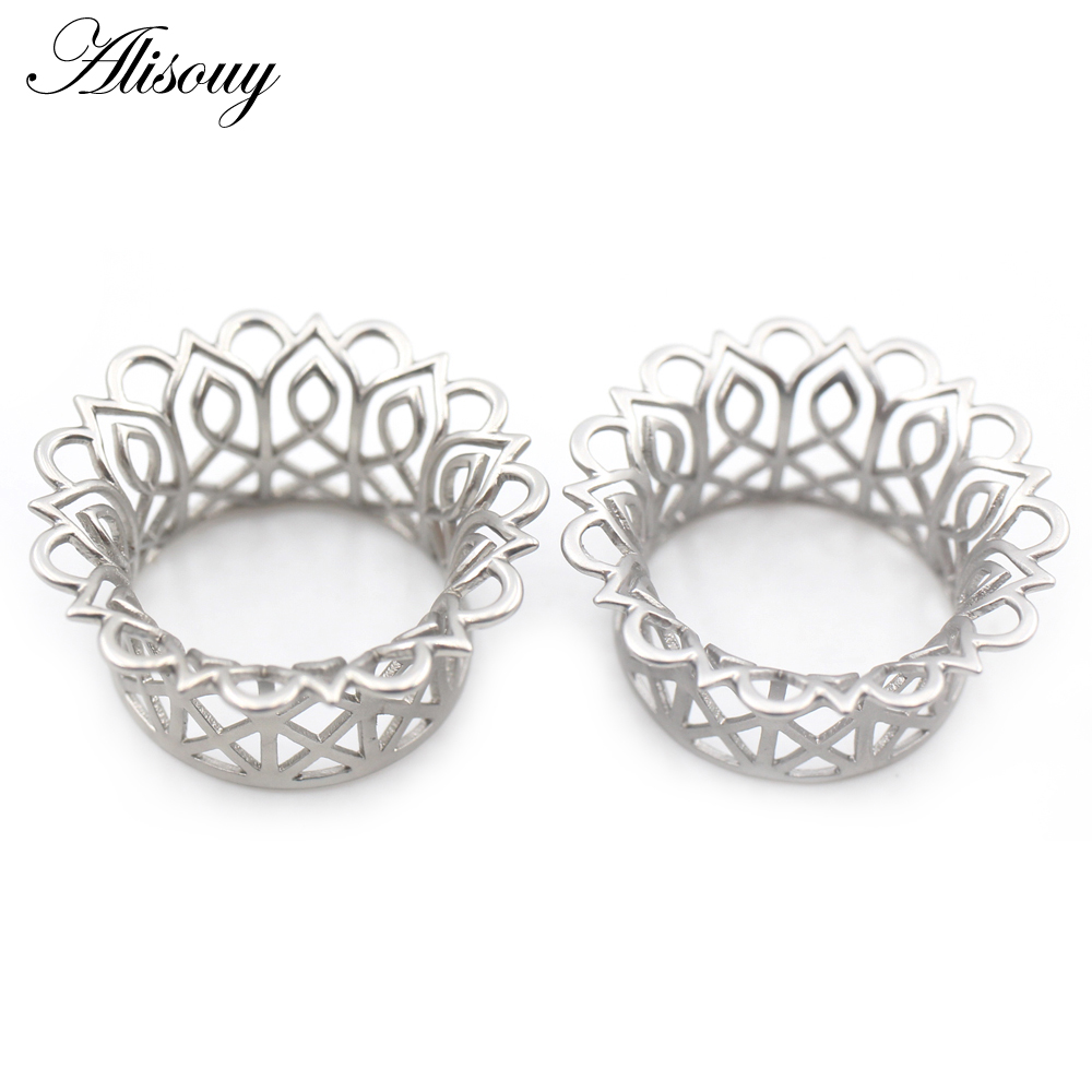 Alisouy 1PC 6-25mm Rame Hollow - Body Jewelry Ear Gauges recensione e prezzo