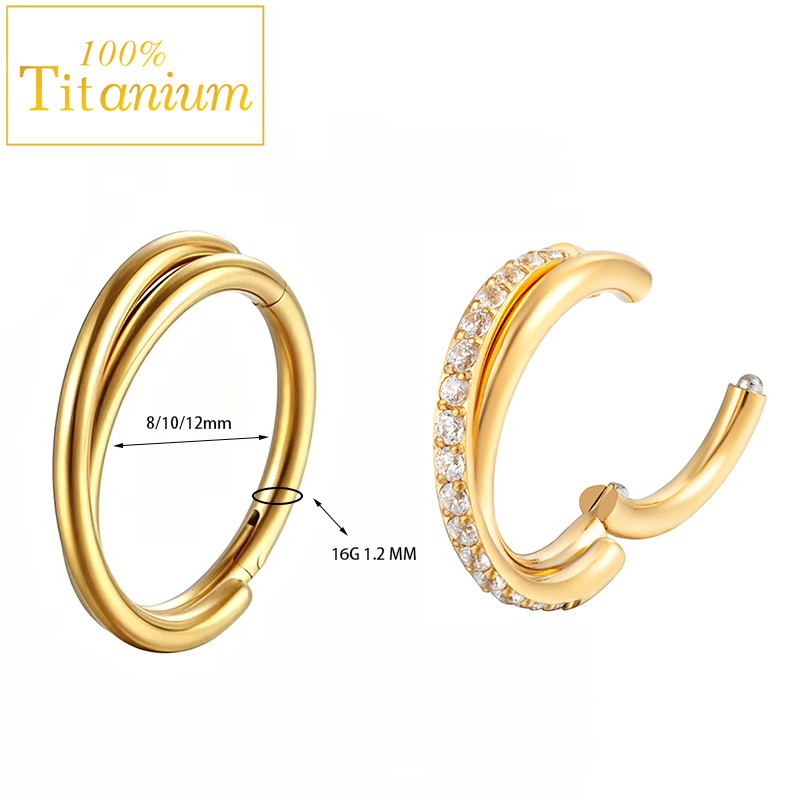 Orecchino a cerchio con cernie - Clicker Ring Seamless recensione e prezzo