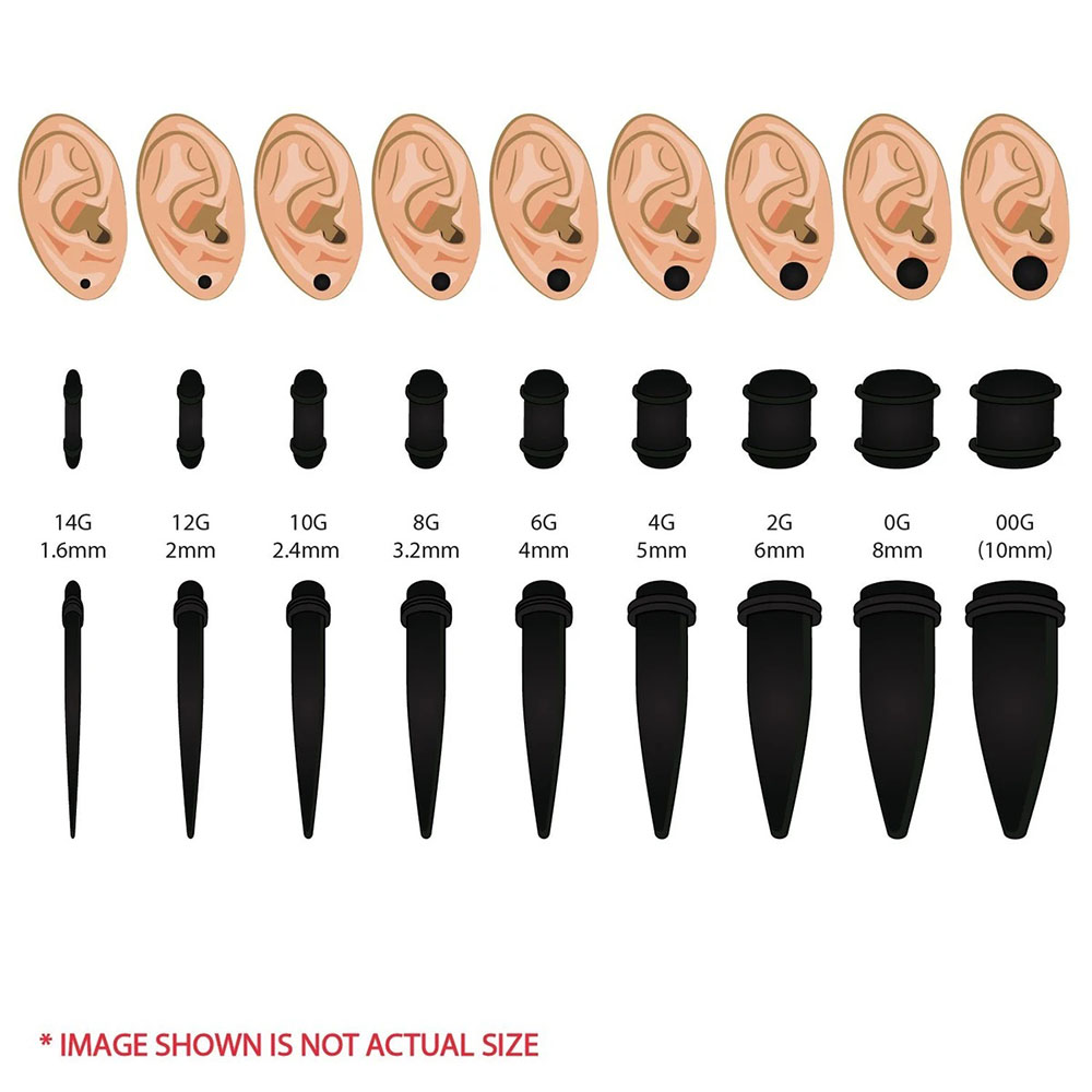 1 Set Kit conico per l'orecchi - Body Jewelry Ear Plugs recensione e prezzo