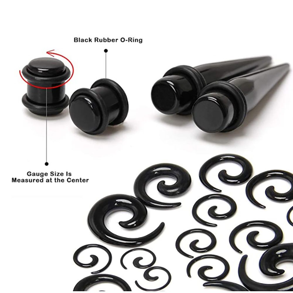 1 Set Kit conico per l'orecchi - Body Jewelry Ear Plugs recensione e prezzo