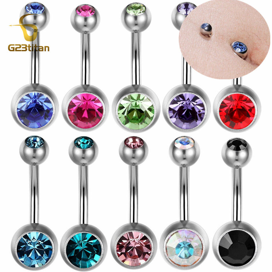 G23Titian 14G 8mm 10mm 12mm Ti - Belly Bar Titanium recensione e prezzo