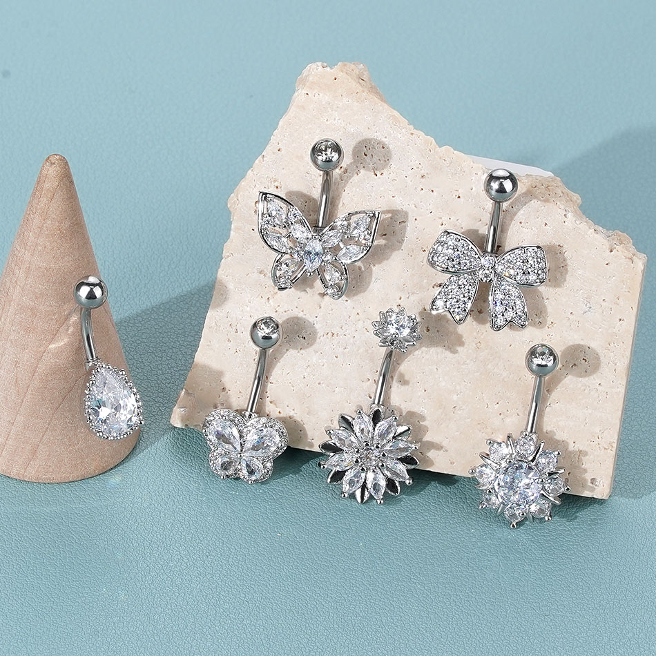    1pc piercing all'ombelico  - Belly Bar Titanium recensione e prezzo