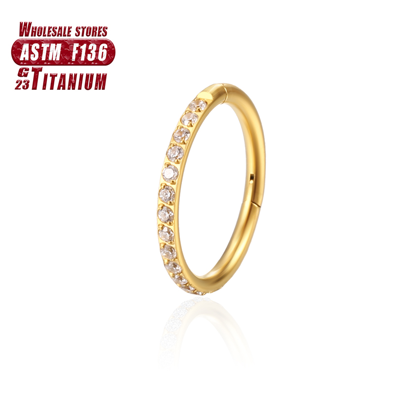 F136 anello al naso in titanio - Clicker Ring Seamless recensione e prezzo