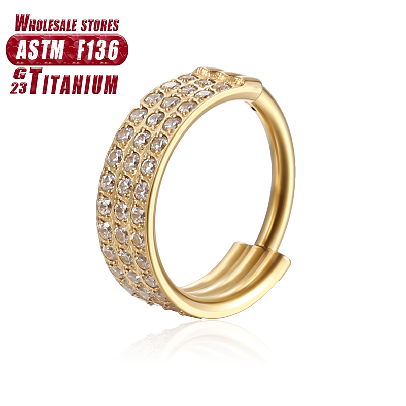 F136 anello al naso in titanio - Clicker Ring Seamless recensione e prezzo