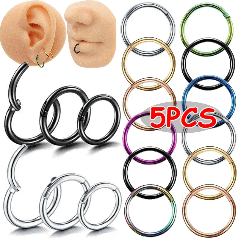 5pc 6/8/10mm Anello al naso in - Clicker Ring Seamless recensione e prezzo