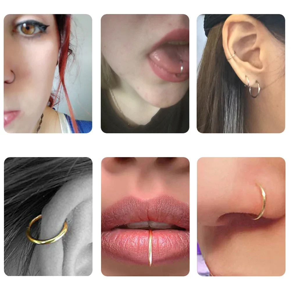 5pc 6/8/10mm Anello al naso in - Clicker Ring Seamless recensione e prezzo