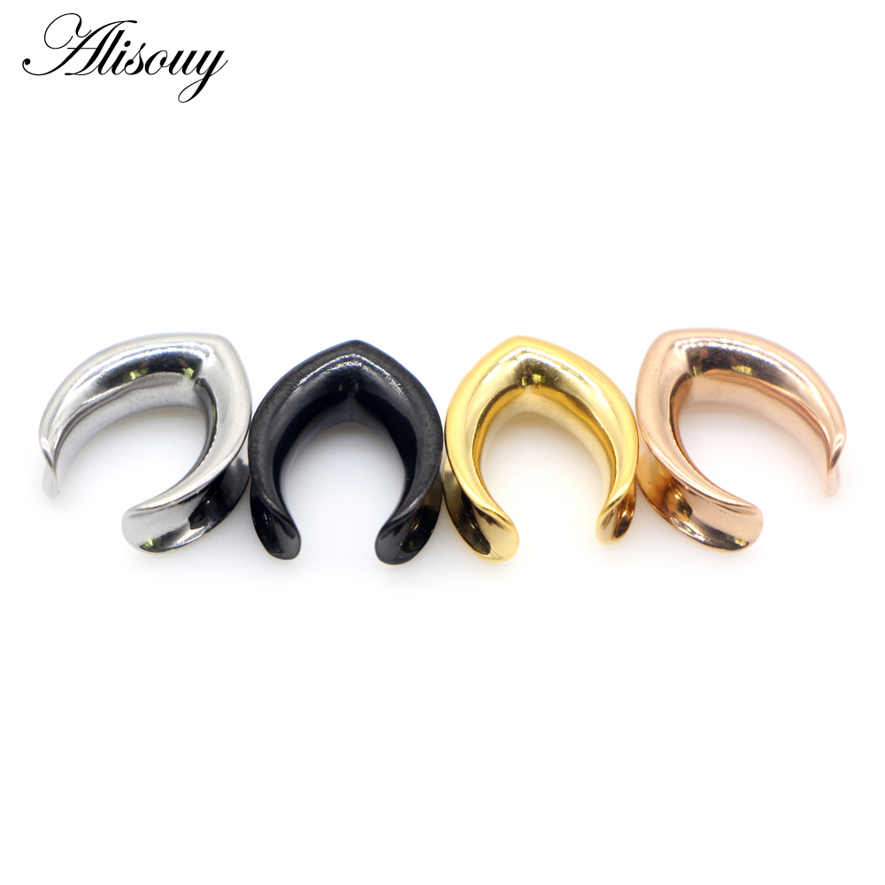 Alisouy 2 pz. 6mm-30mm Tunnel  - Body Jewelry Ear Gauges recensione e prezzo