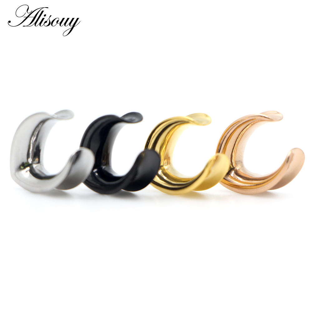 Alisouy 2 pz. 6mm-30mm Tunnel  - Body Jewelry Ear Gauges recensione e prezzo