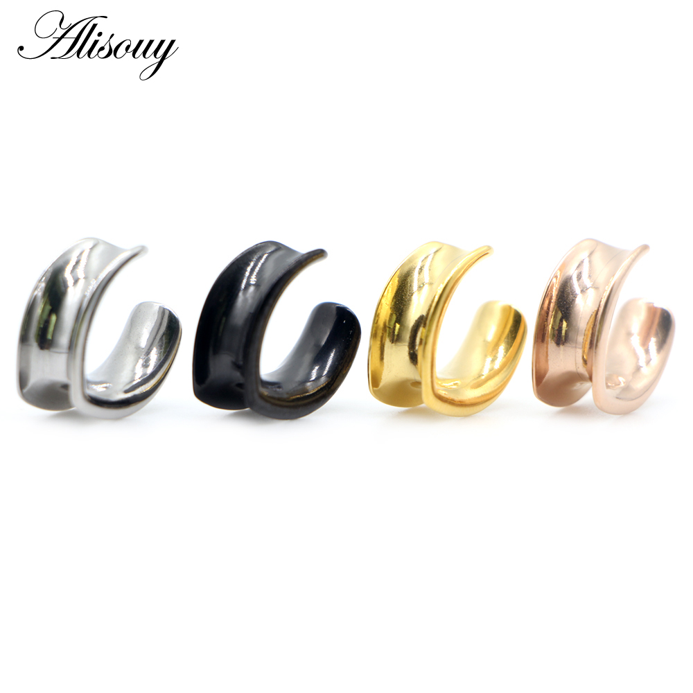 Alisouy 2 pz. 6mm-30mm Tunnel  - Body Jewelry Ear Gauges recensione e prezzo