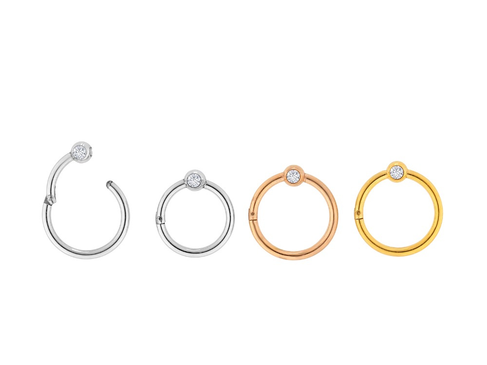 10 pz/lotto Acciaio Chirurgico - Clicker Ring Seamless recensione e prezzo