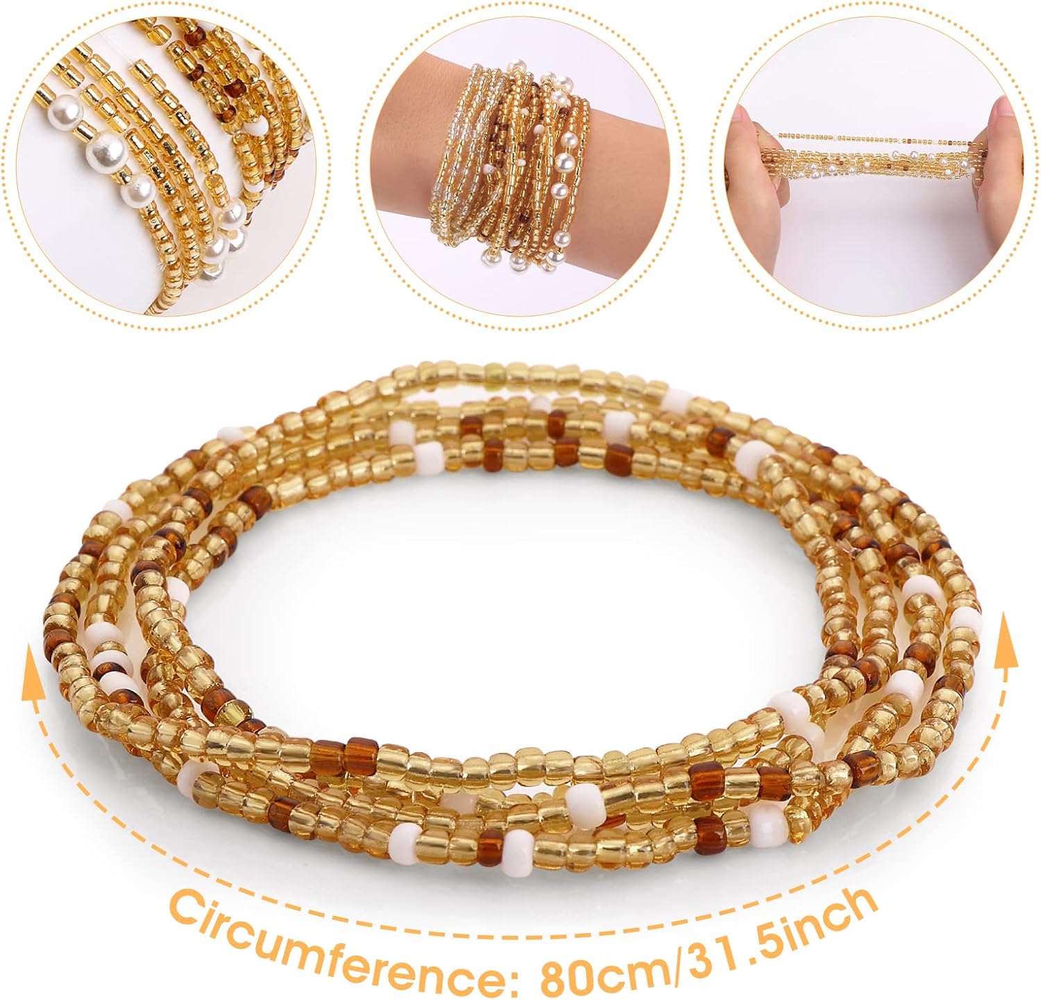 Perline da Vita per Donne, Cat - Body Jewelry Online recensione e prezzo