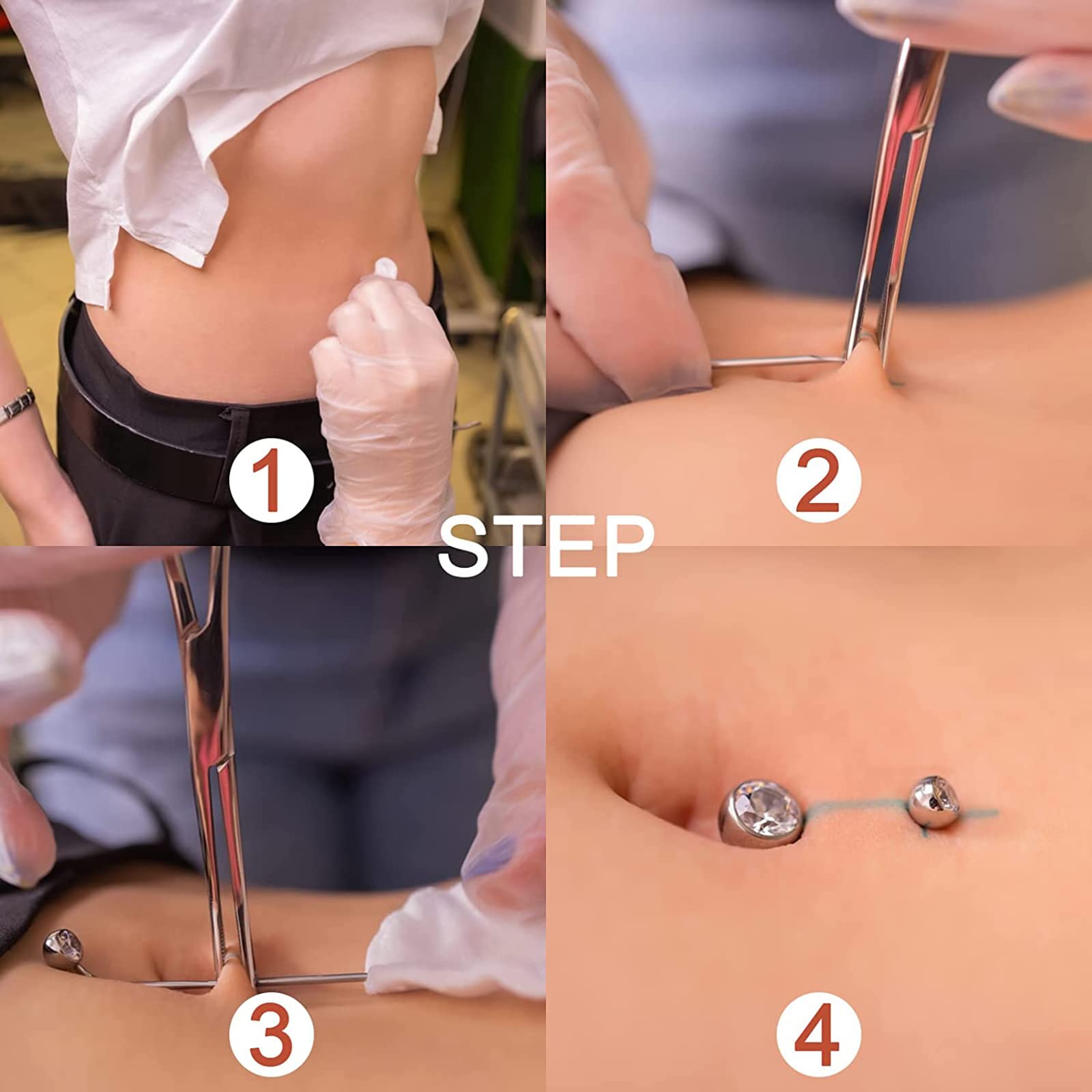 100 Pezzi Aghi Sterili Monouso - Body Jewelry Ear Gauges recensione e prezzo