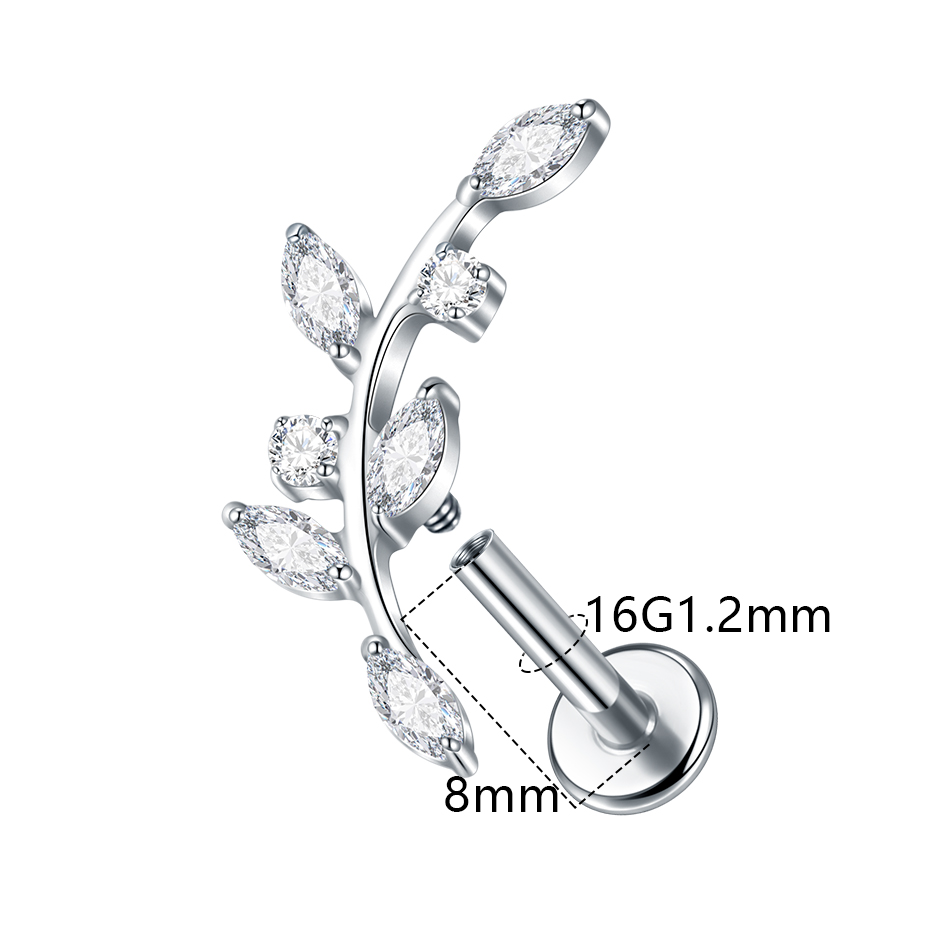 1/5PCS Titanio Foglia Dell'ore - Belly Bar Titanium recensione e prezzo