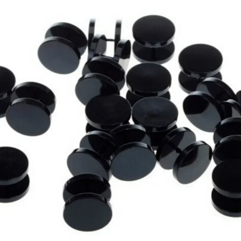 2 Pz/1 Set Nero In Acciaio Ino - Body Jewelry Ear Gauges recensione e prezzo