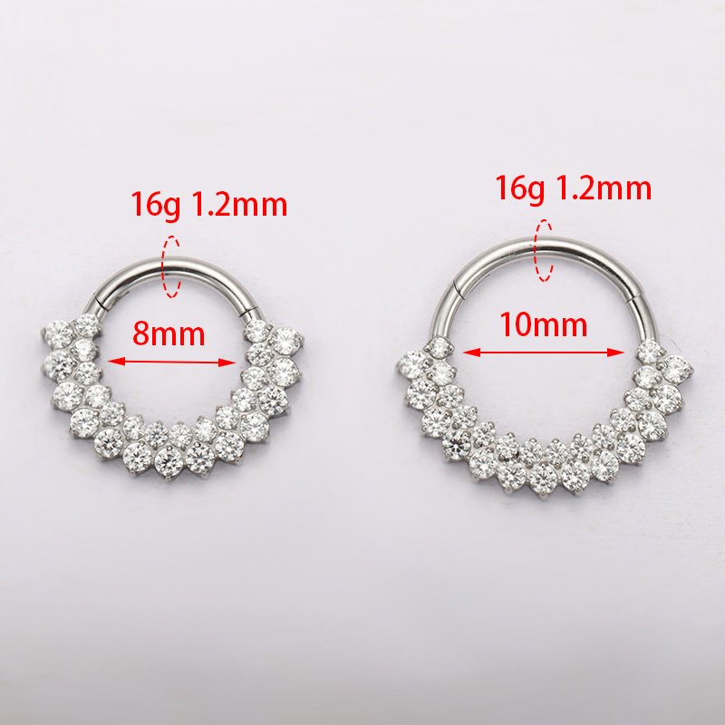 ASTM F136 Titanio Clicker Sett - Belly Bar Titanium recensione e prezzo