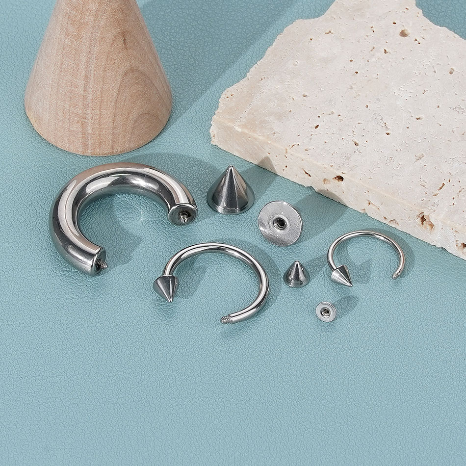 1PC in acciaio inossidabile di - Body Jewelry Ear Gauges recensione e prezzo