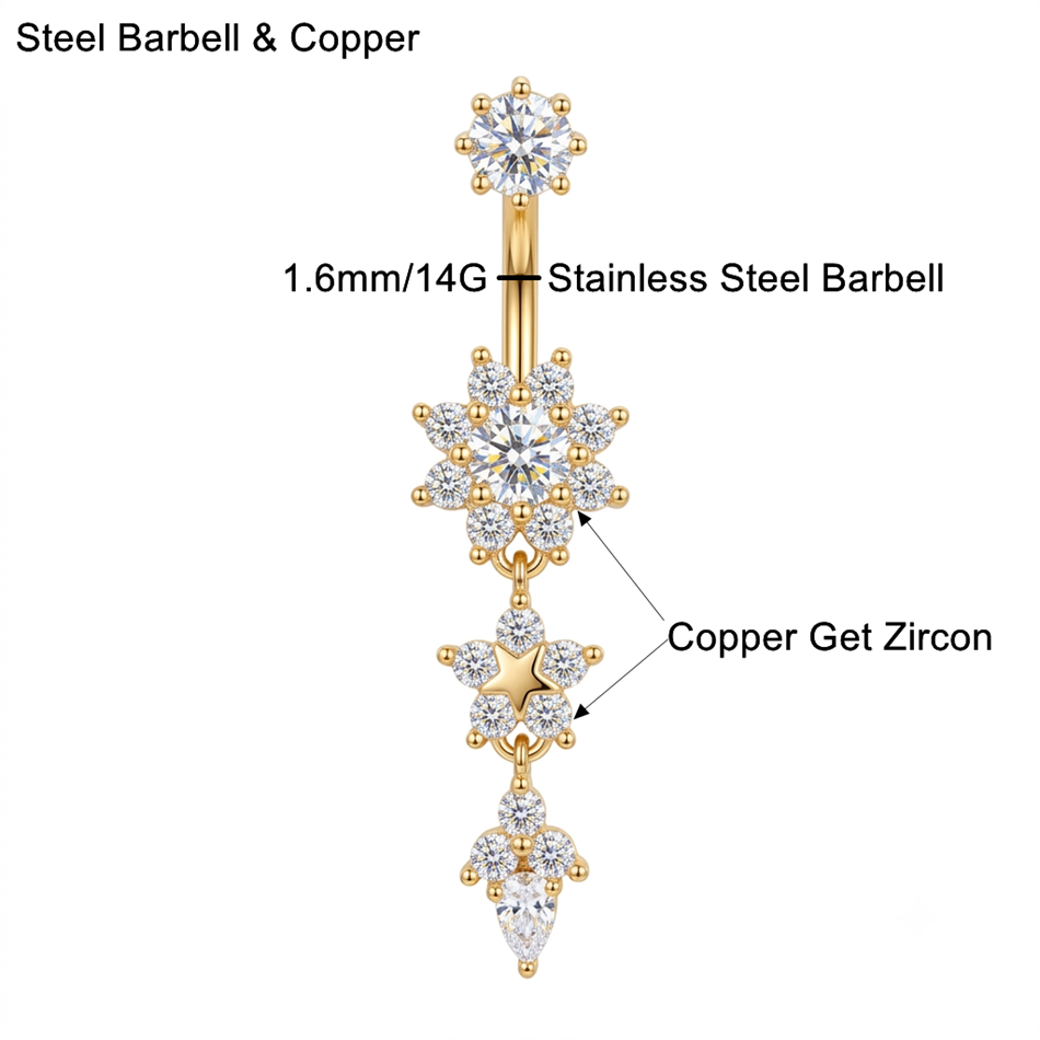 Anelli da ombelico delicati co - Belly Bar Titanium recensione e prezzo